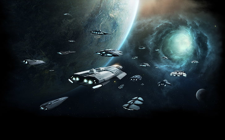Video Game, Stellaris, Spaceship, HD wallpaper