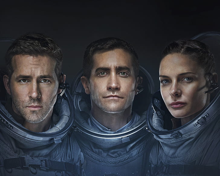 Girl, Ryan Reynolds, Stars, Space, Galaxy, Jake Gyllenhaal, HD wallpaper