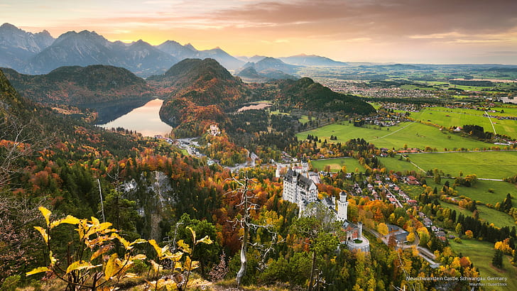 Neuschwanstein Castle, Schwangau, Germany, Europe, HD wallpaper