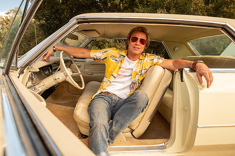 HD wallpaper: Movie, Once Upon A Time In Hollywood, Brad Pitt, Cliff Booth  | Wallpaper Flare