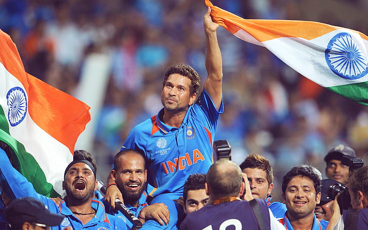 HD wallpaper: Sachin Tendulkar God of Cricket, sport, group of people,  stadium | Wallpaper Flare