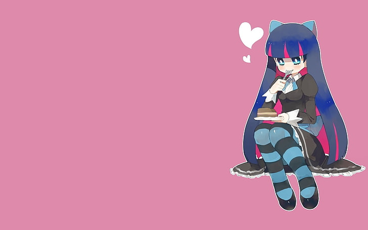 Panty and Stocking with Garterbelt, cake, Anarchy Stocking, HD wallpaper