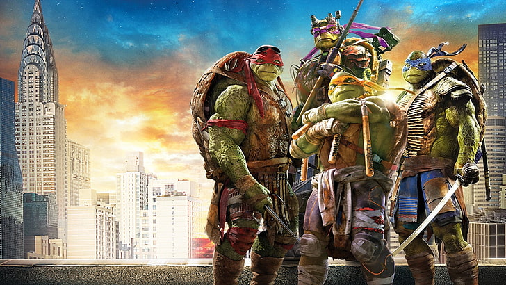 Teenage Mutant Ninja Turtles, Donatello (TMNT), Leonardo (TMNT), HD wallpaper