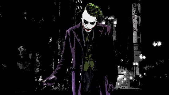 HD wallpaper: Burning Poker Joker, DC The Dark Knight Rises The Joker ...