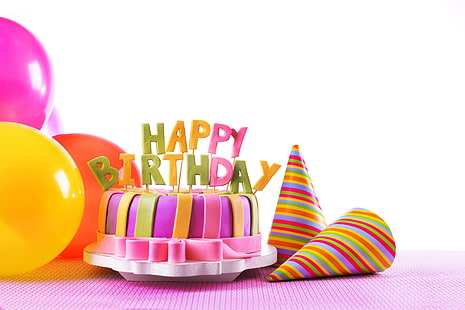 HD wallpaper: Happy, Birthday, cake, Holiday | Wallpaper Flare