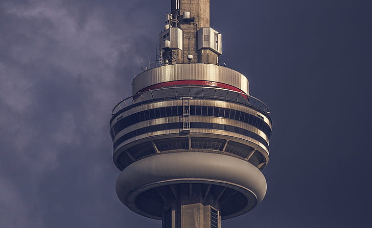 tower, Canada, Toronto, The CN Tower, HD wallpaper