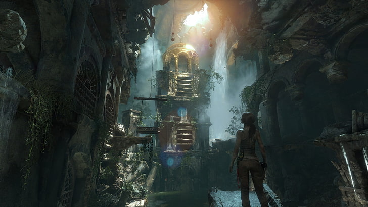 Tomb Raider wallpaper, Rise of the Tomb Raider, Lara Croft, video games