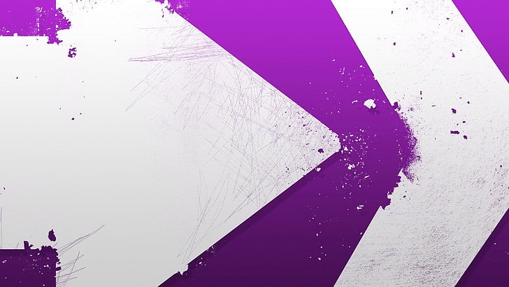 HD wallpaper: white and purple illustration, minimalism, arrows (design),  digital art | Wallpaper Flare