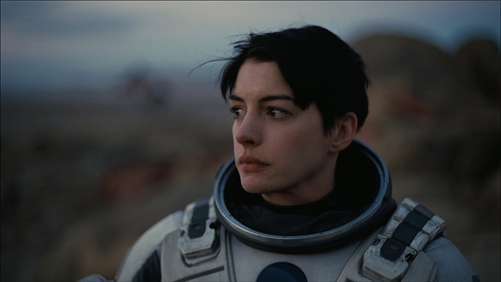actress, Anne Hathaway, Interstellar (movie), Spacesuit, HD wallpaper