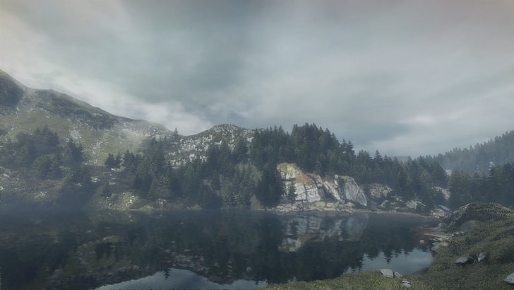 mountain and forest, The Vanishing of Ethan Carter, video games, HD wallpaper