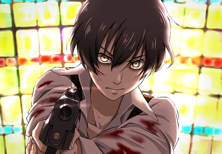 brown haired anime character with gun illustration, 91 Days, Angelo Lagusa, HD wallpaper