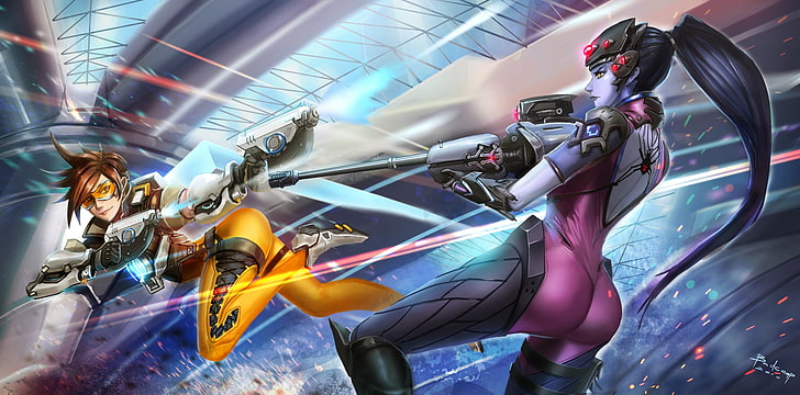 Wallpaper Game, Blizzard Entertainment, Overwatch, Tracer for mobile and  desktop, section игры, resolution 3839x1803 - download