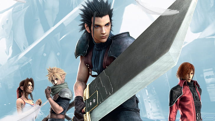 Final Fantasy Sword Cloud Strife Aeris Gainsborough HD, video games