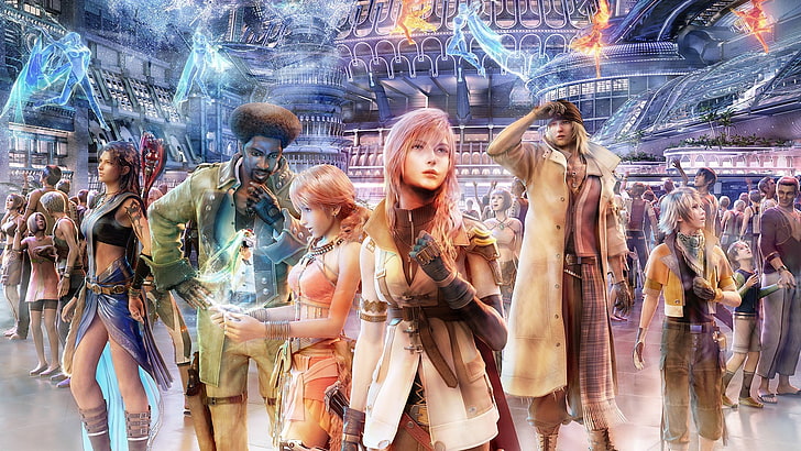 Final Fantasy XIII, Oerba Dia Vanille, Snow Villiers, Hope Estheim, HD wallpaper