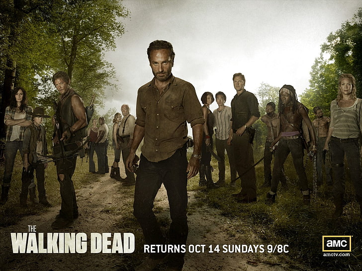AMC The Walking Dead poster, TV Show, Andrea (The Walking Dead), HD wallpaper