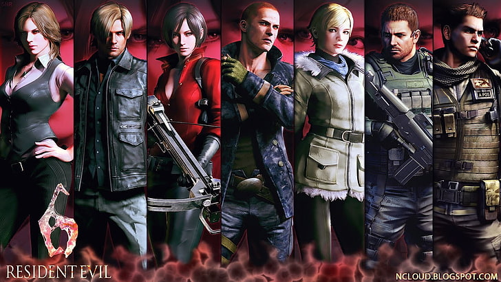 video games, epica, Resident Evil, Resident Evil 6, group of people, HD wallpaper