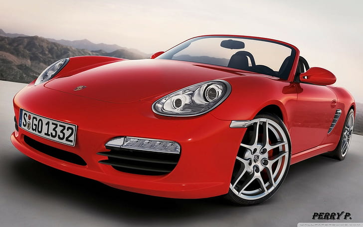 car, Porsche, red cars