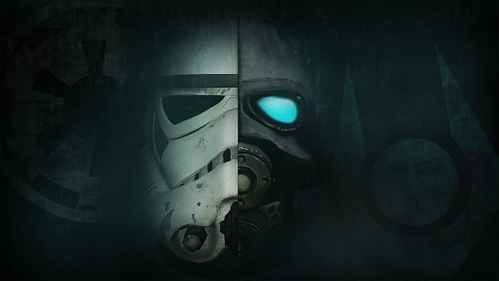 Star Wars Storm Troopers digital wallpaper, stormtrooper, Half-Life