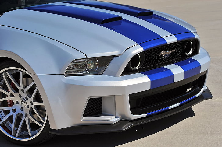 silver Ford Mustang GT, car, Ford Mustang Shelby, Need for Speed