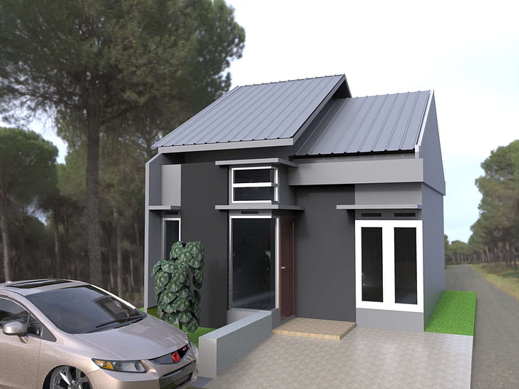 HD wallpaper: 3d house render animation keyshot rumah, plant, car, motor  vehicle | Wallpaper Flare