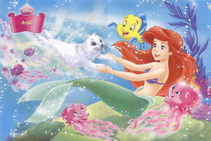Hd Wallpaper 1littlemermaid Adventure Animation Ariel Cartoon Disney Wallpaper Flare