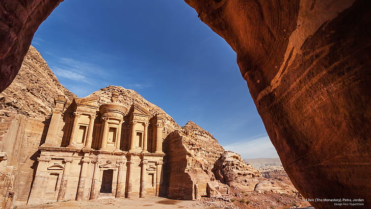 Ad Deir (The Monastery), Petra, Jordan, Architecture, HD wallpaper