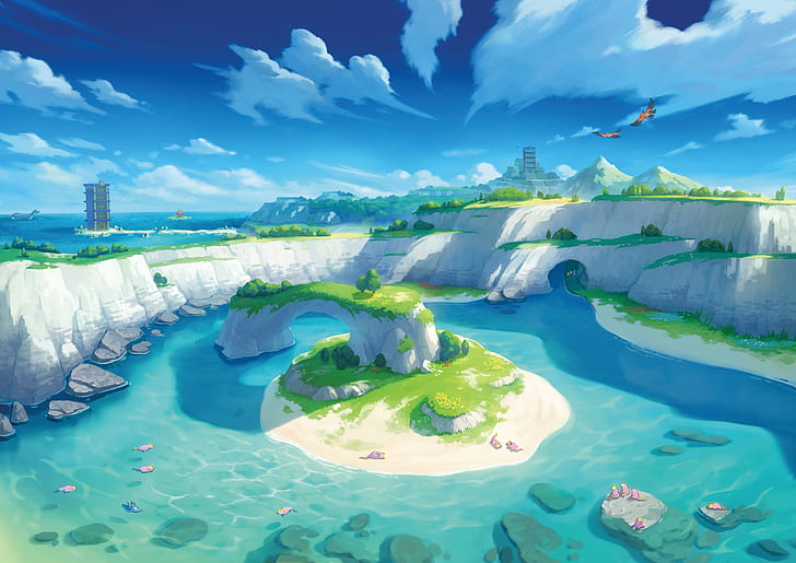 Pokémon, Pokémon: Sword and Shield, Galarian Slowpoke (Pokémon), HD wallpaper