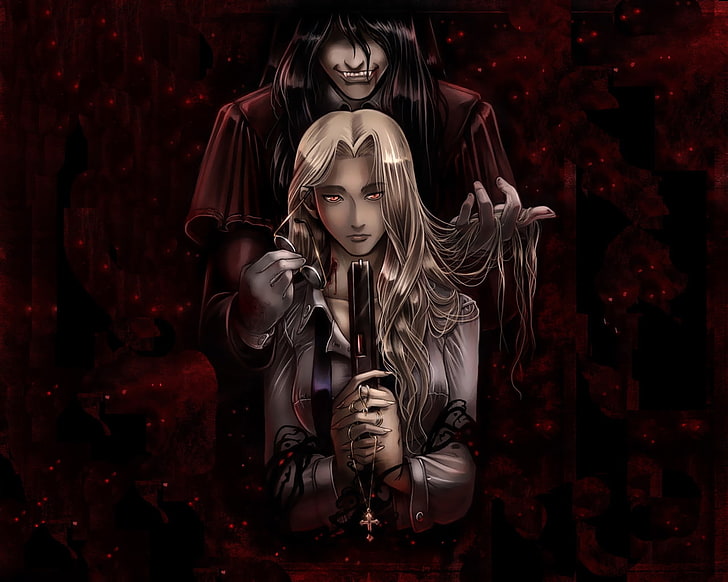 hellsing alucard vampires anime hellsing ultimate integra hellsing 1280x1024  Anime Hellsing HD Art