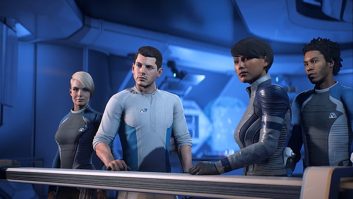 Mass Effect: Andromeda, EA Games, CGI, digital art, 3d design
