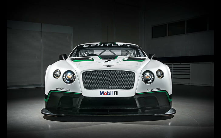 2013 Bentley Continental GT3 3, white mobil 1 sports car, cars