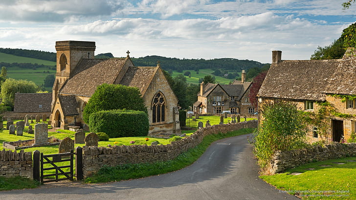 Snowshill, Cotswolds, Gloucestershire, England, Europe, HD wallpaper