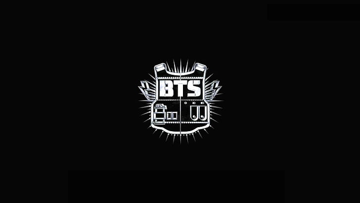 Bts Logo, Black And White, BTS, Logo HD phone wallpaper | Pxfuel