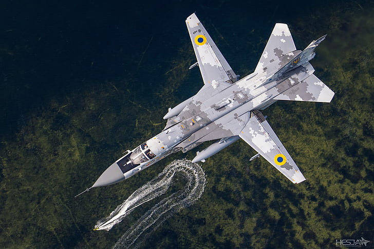 Jet Fighters, Sukhoi Su-24, Aircraft, Ukrainian Air Force, Warplane, HD wallpaper