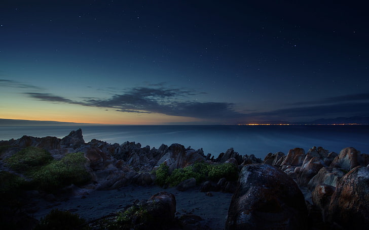 HD wallpaper: South africa ocean night beach-scenery HD Wallpape.., sky,  scenics - nature | Wallpaper Flare