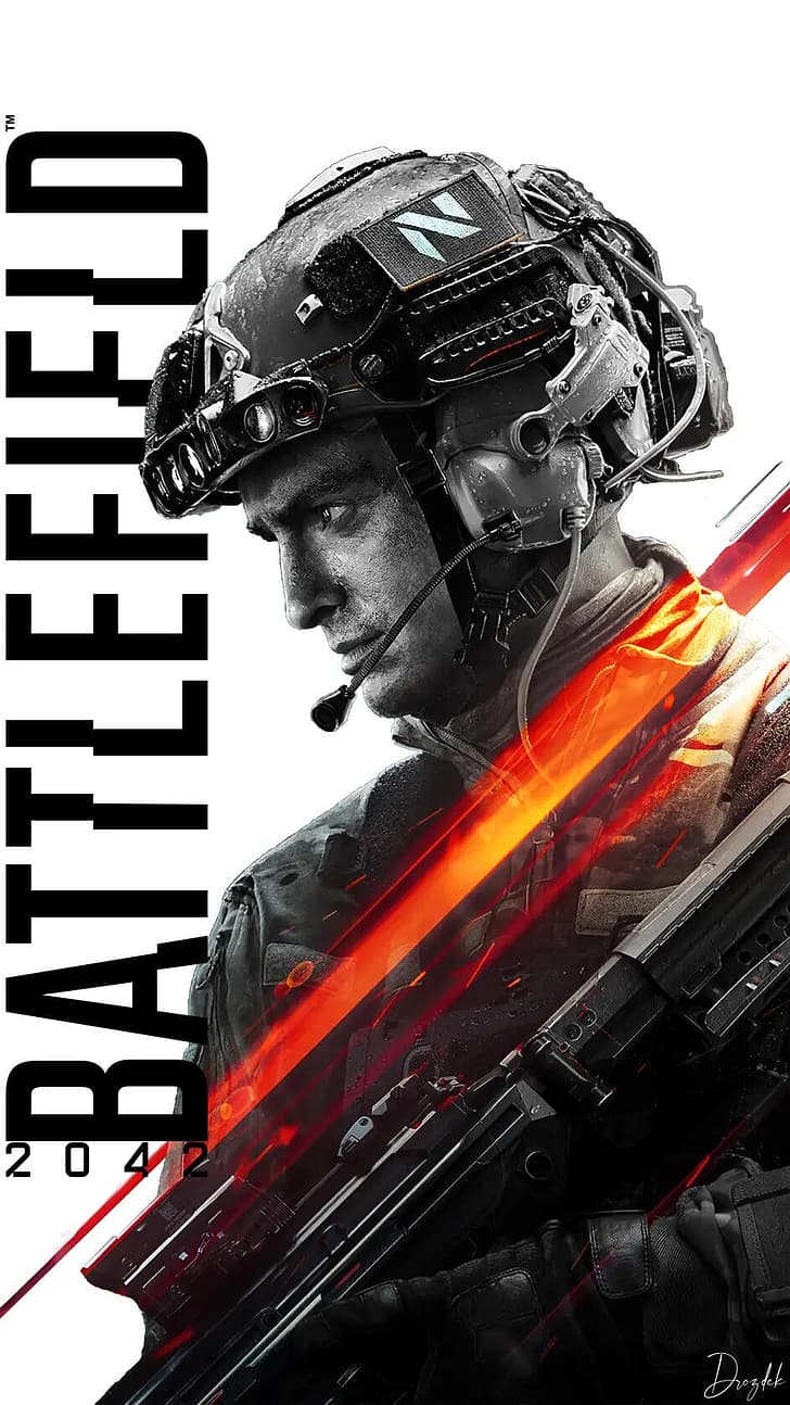 HD wallpaper: Battlefield 2042, soldier, helmet, simple background |  Wallpaper Flare