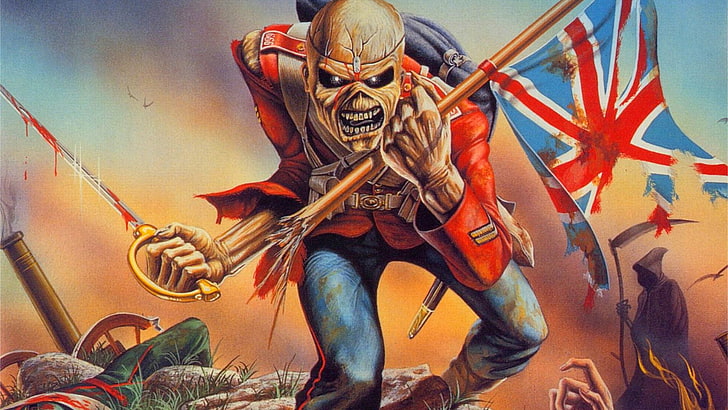 1440x900px | free download | HD wallpaper: zombie holding sword wallpaper, Iron  Maiden, Eddie, artwork, music | Wallpaper Flare