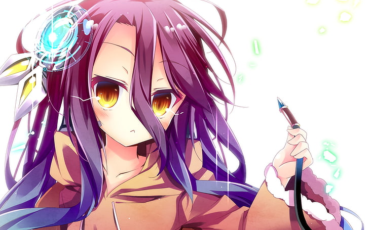 Wallpaper magic, characters, blue hair, yellow hair, bombski, No game no  life, No Game No Life : Zero, Shuvi for mobile and desktop, section сёнэн,  resolution 1920x1200 - download