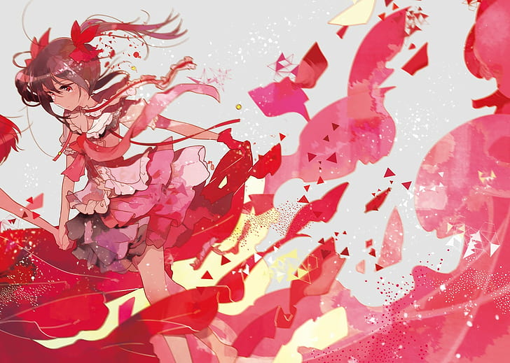 Love Live!, Yazawa Nico, art and craft, red, representation, HD wallpaper