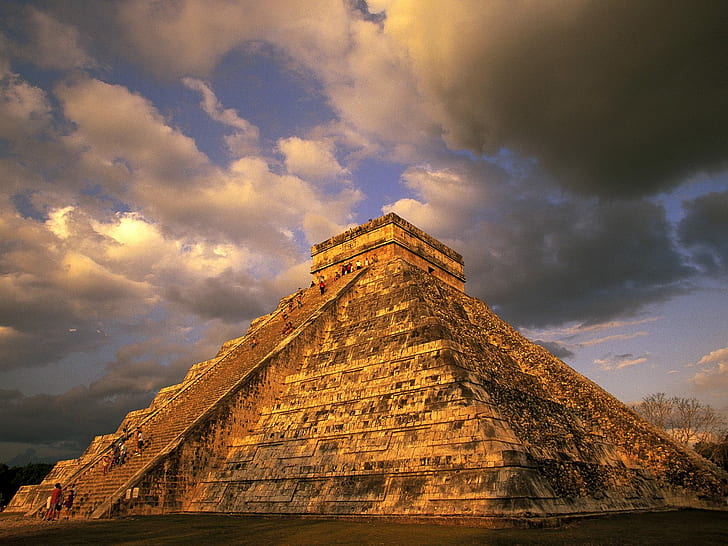 Ancient Mayan Ruins Chichen Itza Mexico, chichen nitza, HD wallpaper