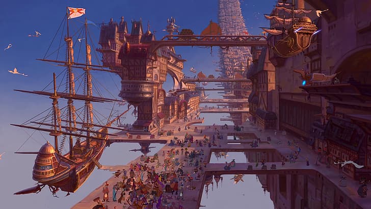 HD wallpaper: Treasure Planet, Disney, ship, science fiction, steampunk,  steampunk airship | Wallpaper Flare