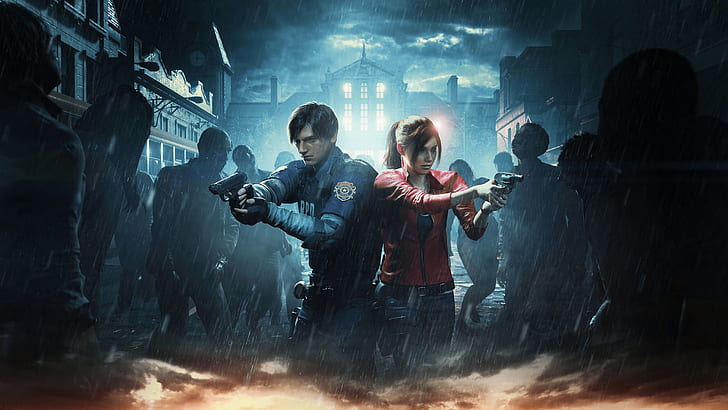 claire redfield, resident evil 2, games, 2019 games, hd, leon kennedy