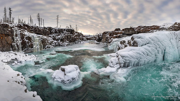 Putorana Plateau, Siberia, Russia, Winter