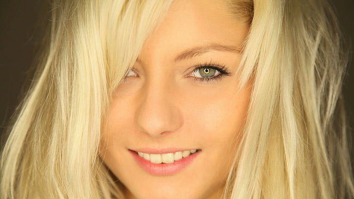 Annely Gerritsen, women's blonde hair, girls, 2560x1440