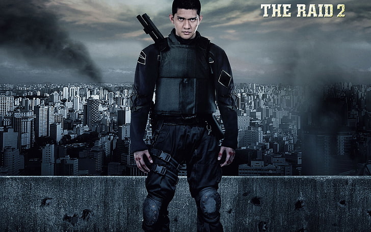 the raid 2, looking at camera, front view, standing, one person, HD wallpaper