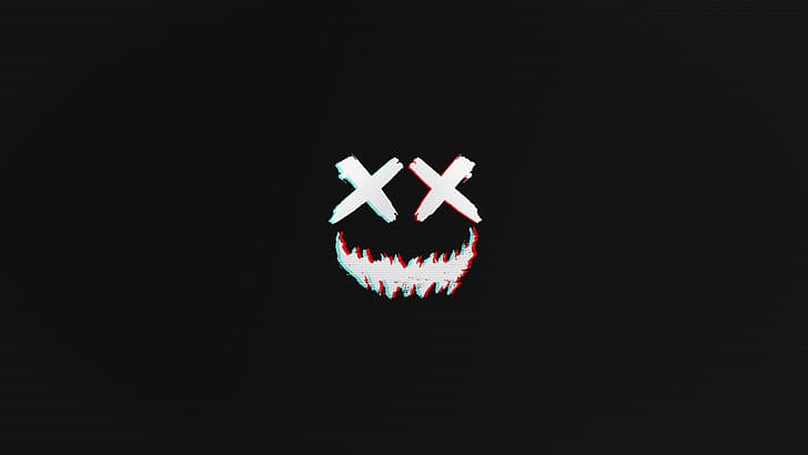 Evil smile logo scary skull HD phone wallpaper  Peakpx
