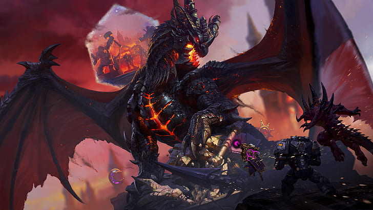 dragon, World of Warcraft, Deathwing, heroes of the storm