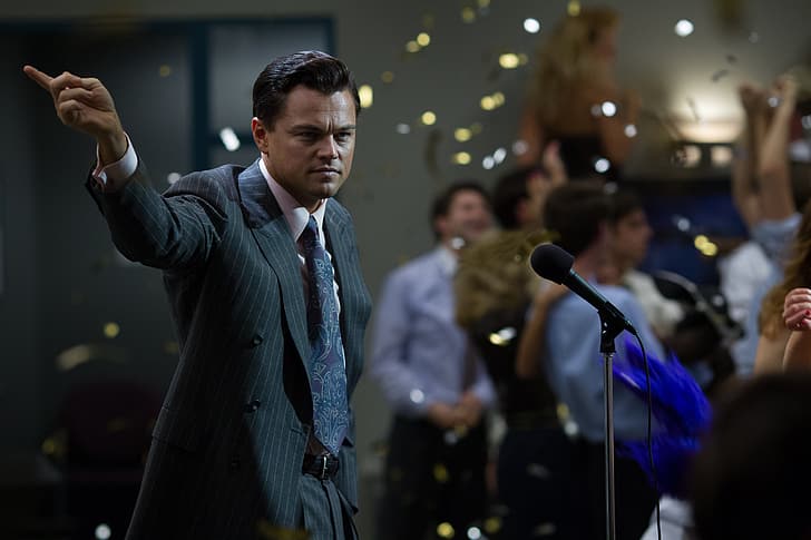 the film, actor, movie, Leonardo DiCaprio, the wolf of wall street, HD wallpaper