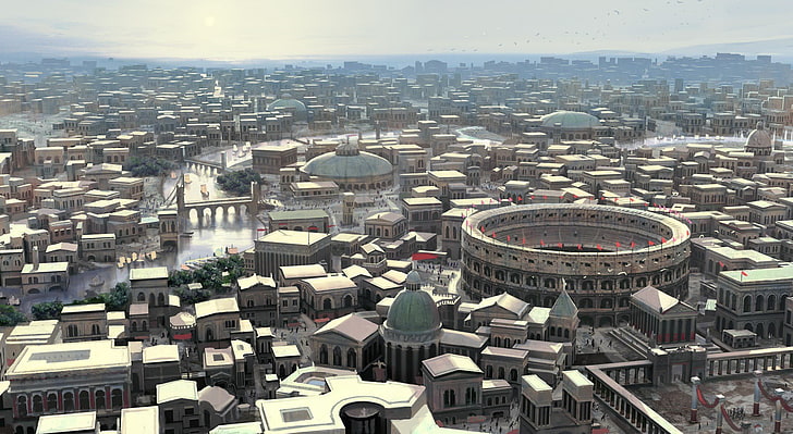 Rome, city, ancient, building exterior, architecture, built structure