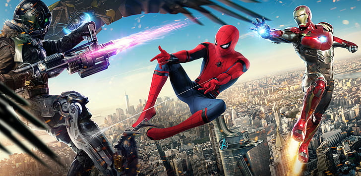 Spider-Man: Homecoming, Vulture, Iron Man, 4K, 8K