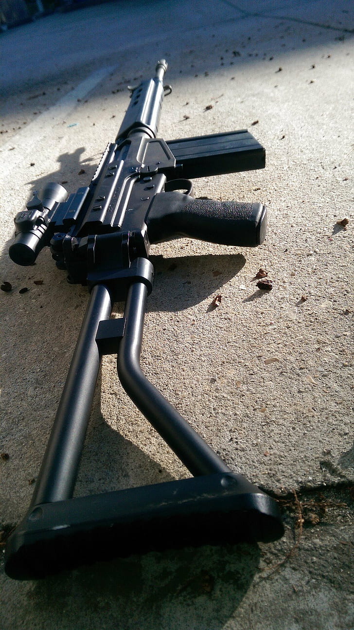 FN FAL, gun, HD wallpaper